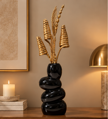 Cherivo bubble stack vase styled in a home decor setting