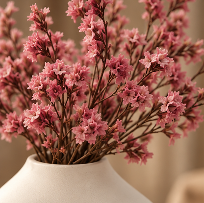 Close-up of Cherivo Sculpt Set ivory ceramic vase