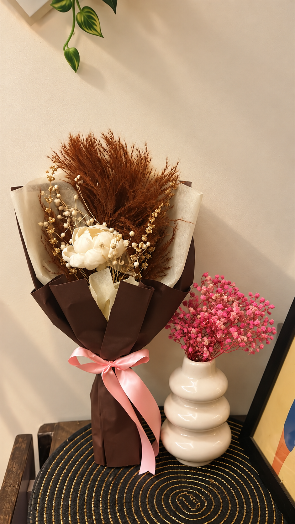 Birthday Gift Hamper for Her with Dried Flowers